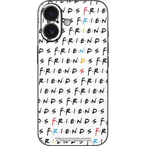 Warner Bros FRIENDS Pattern iPhone 16 Skin