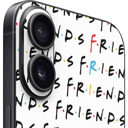 Warner Bros FRIENDS Pattern iPhone 16 Skin