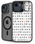 Warner Bros FRIENDS Pattern iPhone 16e Kickstand Case