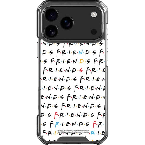 Warner Bros FRIENDS Pattern iPhone 18 Pro Max Clear Case