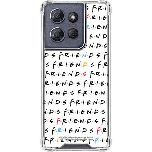 Warner Bros FRIENDS Pattern Moto G Play 5G (2025) Clear Case