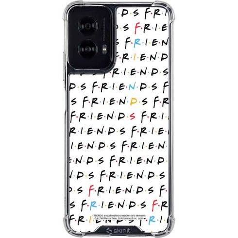 Warner Bros FRIENDS Pattern Moto G Power 5G (2024) Clear Case