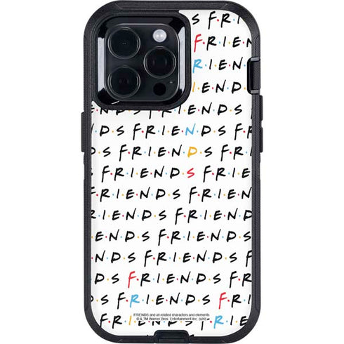 Warner Bros FRIENDS Pattern Otterbox Defender iPhone Skin