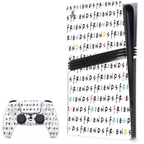 Warner Bros FRIENDS Pattern PS5 Pro Bundle Skin