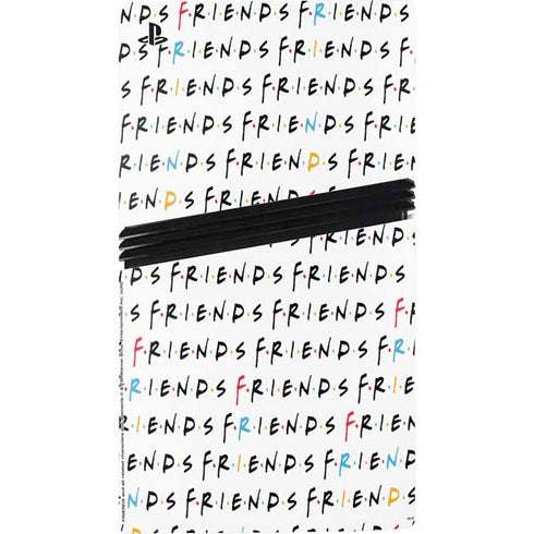 Warner Bros FRIENDS Pattern PS5 Pro Disk Bundle Skin