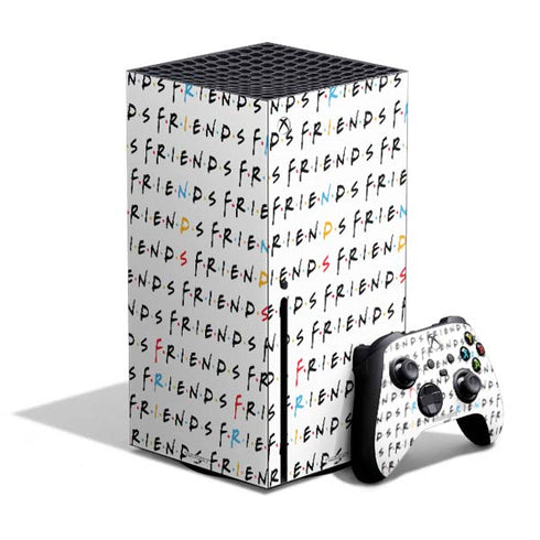 Warner Bros FRIENDS Pattern Xbox Series X Bundle Skin