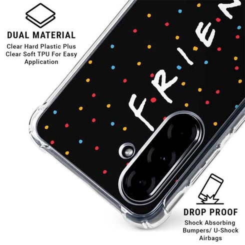 Warner Bros FRIENDS Polka Dots Galaxy A36 5G Clear Case