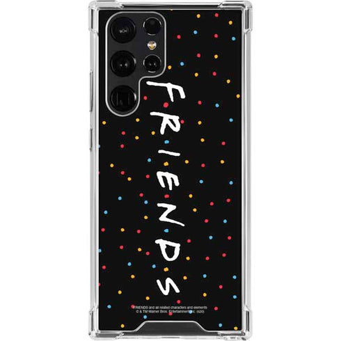 Warner Bros FRIENDS Polka Dots Galaxy S23 Ultra Clear Case
