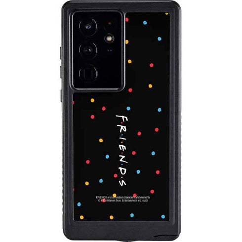 Warner Bros FRIENDS Polka Dots Galaxy S24 Ultra Waterproof Case