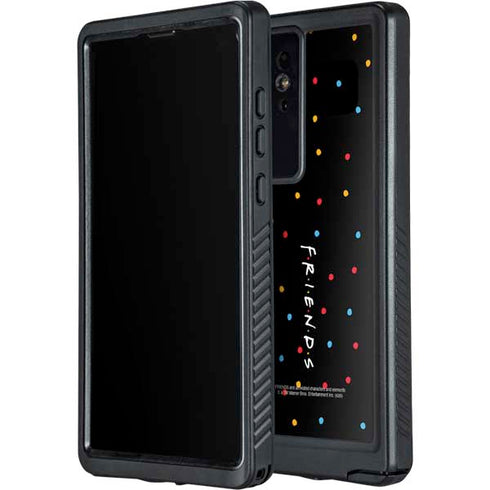 Warner Bros FRIENDS Polka Dots Galaxy S24 Ultra Waterproof Case