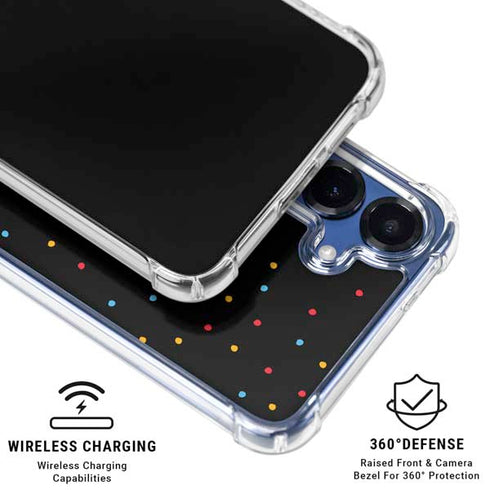 Warner Bros FRIENDS Polka Dots Galaxy S25 Plus Clear Case