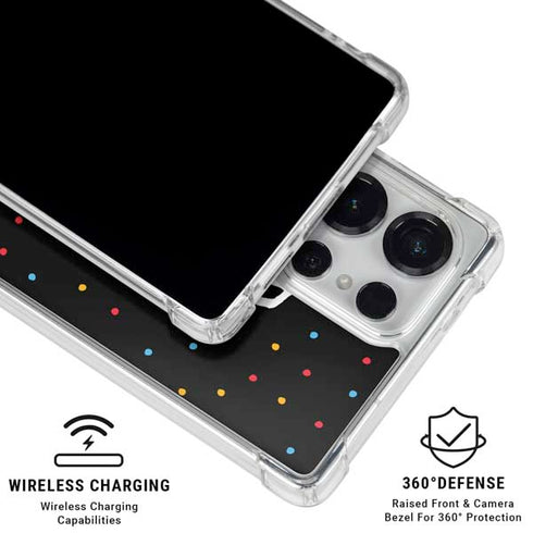 Warner Bros FRIENDS Polka Dots Galaxy S25 Ultra Clear Case