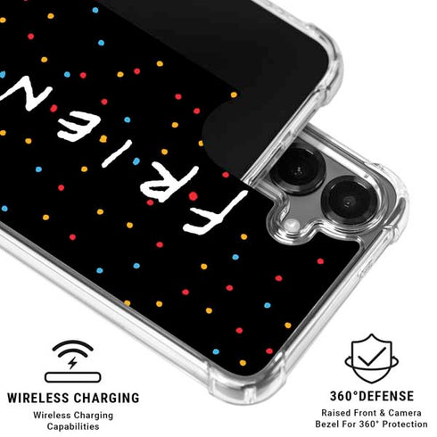 Warner Bros FRIENDS Polka Dots Galaxy S26 Clear Case