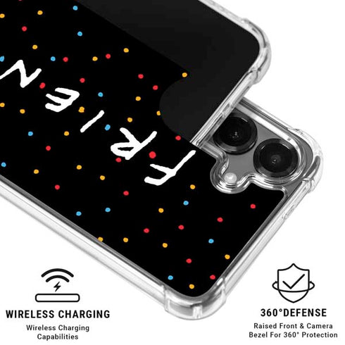 Warner Bros FRIENDS Polka Dots Galaxy S26 Plus Clear Case