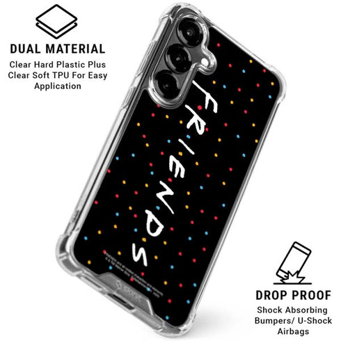 Warner Bros FRIENDS Polka Dots Galaxy S26 Plus Clear Case