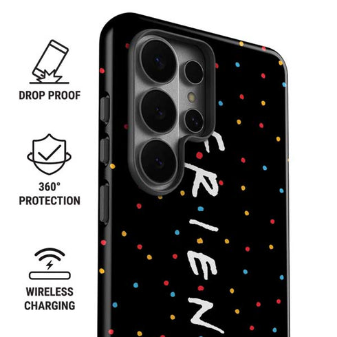 Warner Bros FRIENDS Polka Dots Galaxy S26 Ultra Impact Case