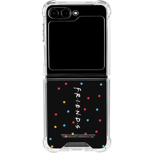Warner Bros FRIENDS Polka Dots Galaxy Z Flip6 Clear Case