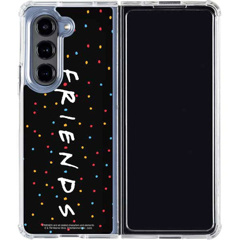 Warner Bros FRIENDS Polka Dots Galaxy Z Fold5 5G Clear Case