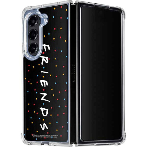 Warner Bros FRIENDS Polka Dots Galaxy Z Fold5 5G Clear Case