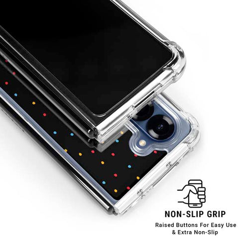 Warner Bros FRIENDS Polka Dots Galaxy Z Fold6 Clear Case