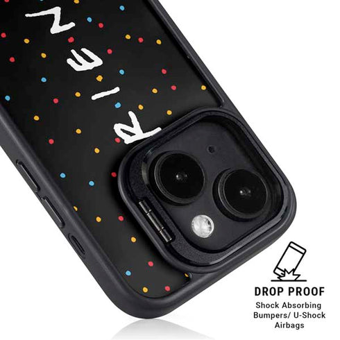 Warner Bros FRIENDS Polka Dots iPhone 14 Kickstand Case
