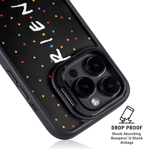 Warner Bros FRIENDS Polka Dots iPhone 14 Pro Max Kickstand Case