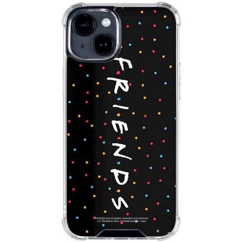 Warner Bros FRIENDS Polka Dots iPhone 15 Clear Case