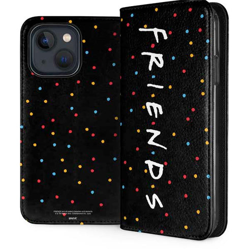 Warner Bros FRIENDS Polka Dots iPhone 15 Folio Case