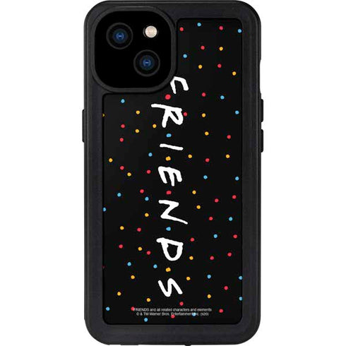 Warner Bros FRIENDS Polka Dots iPhone 15 Plus Waterproof Case