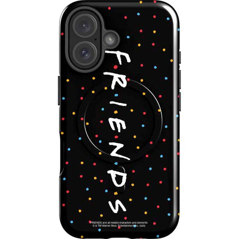 Warner Bros FRIENDS Polka Dots iPhone 16 Magsafe Impact Case