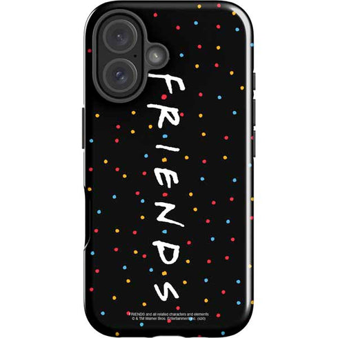 Warner Bros FRIENDS Polka Dots iPhone 16 Plus Impact Case