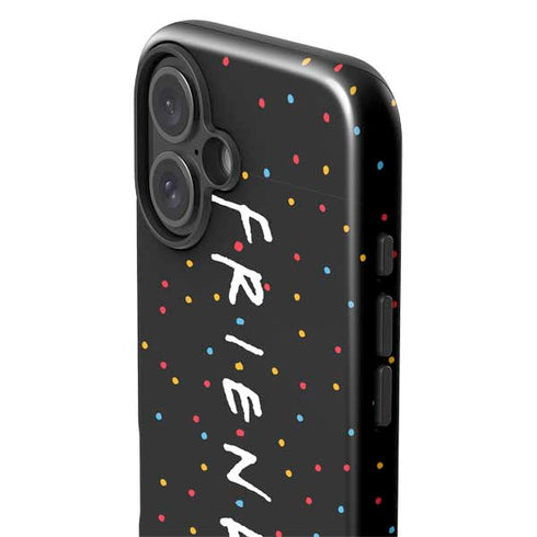 Warner Bros FRIENDS Polka Dots iPhone 16 Plus Impact Case