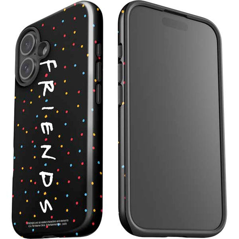 Warner Bros FRIENDS Polka Dots iPhone 16 Plus Impact Case