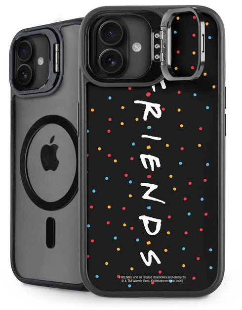Warner Bros FRIENDS Polka Dots iPhone 16 Plus Kickstand Case