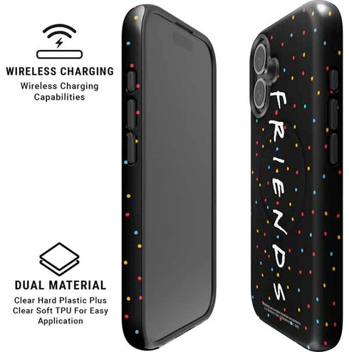 Warner Bros FRIENDS Polka Dots iPhone 16 Plus Magsafe Impact Case