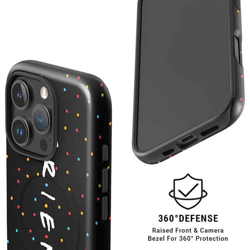 Warner Bros FRIENDS Polka Dots iPhone 16 Pro Magsafe Impact Case