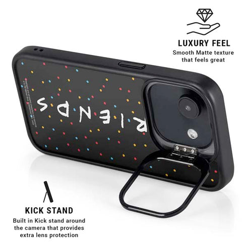 Warner Bros FRIENDS Polka Dots iPhone 16e Kickstand Case