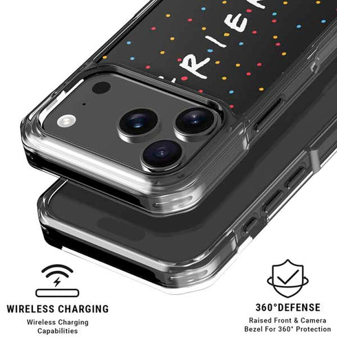 Warner Bros FRIENDS Polka Dots iPhone 18 Pro Clear Case