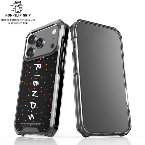 Warner Bros FRIENDS Polka Dots iPhone 18 Pro Clear Case