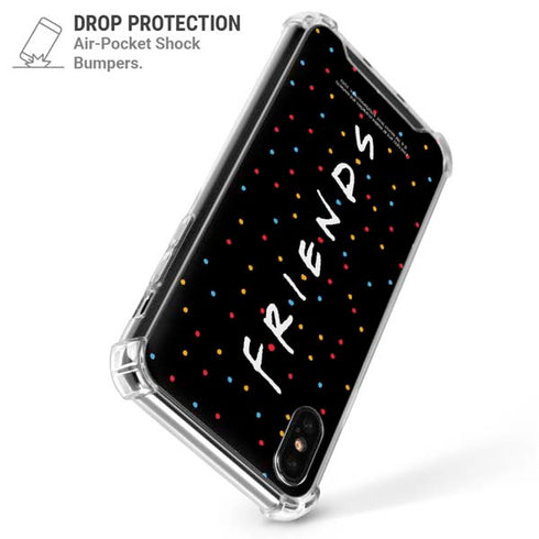 Warner Bros FRIENDS Polka Dots iPhone X/XS Clear Case
