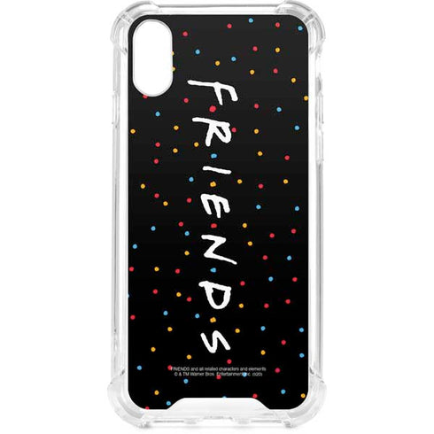 Warner Bros FRIENDS Polka Dots iPhone XS Clear Case