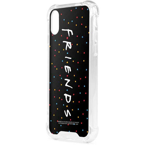 Warner Bros FRIENDS Polka Dots iPhone XS Clear Case