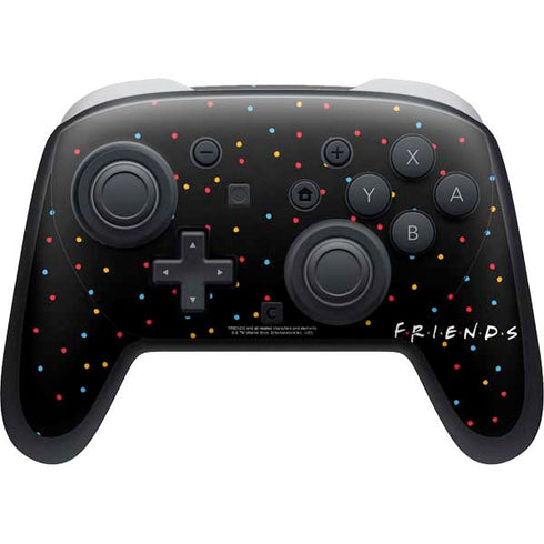 Warner Bros FRIENDS Polka Dots Nintendo Switch 2 (2025) Pro Controller Skin