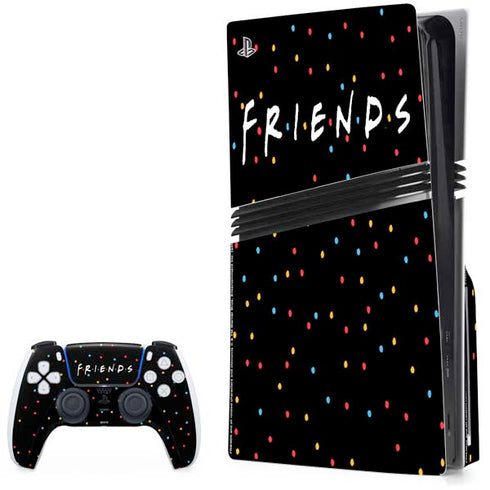 Warner Bros FRIENDS Polka Dots PS5 Pro Disk Bundle Skin