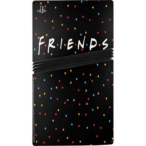 Warner Bros FRIENDS Polka Dots PS5 Pro Disk Bundle Skin