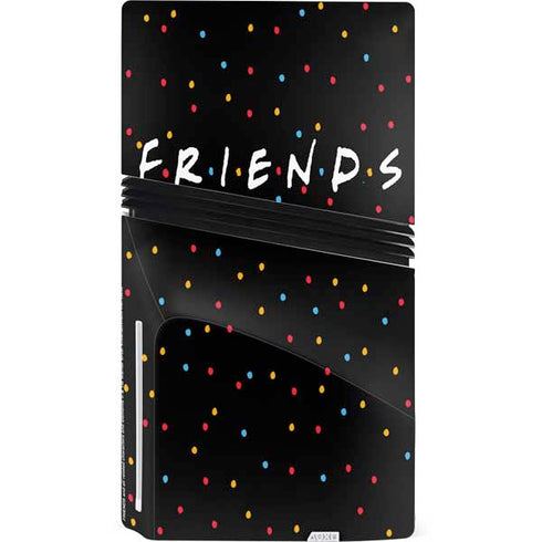 Warner Bros FRIENDS Polka Dots PS5 Pro Disk Console Skin