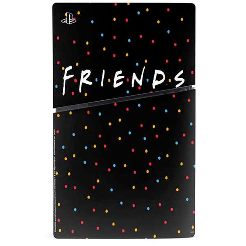 Warner Bros FRIENDS Polka Dots PS5 Slim Digital Edition Console Skin