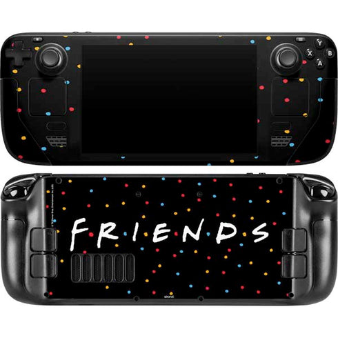 Warner Bros FRIENDS Polka Dots Steam Deck Handheld Gaming Computer OLED Skin