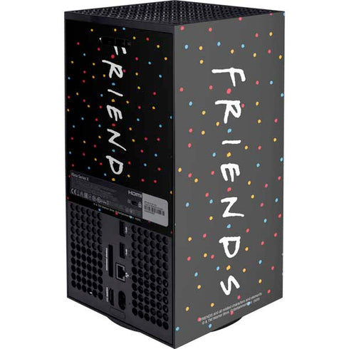 Warner Bros FRIENDS Polka Dots XBox Series X Digital Edition Console Skin