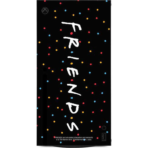 Warner Bros FRIENDS Polka Dots XBox Series X Digital Edition Console Skin